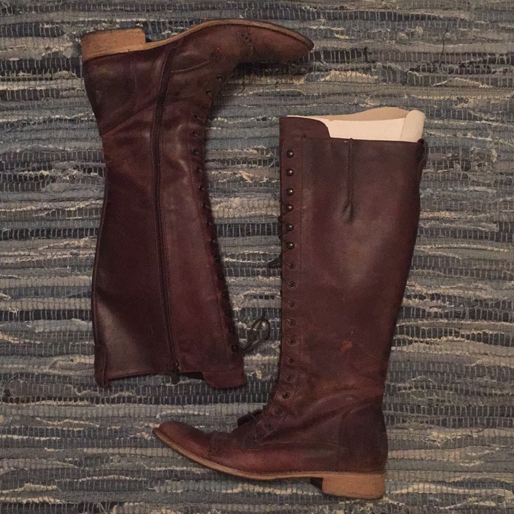 Charles David Tall Registry Lace-Up Boots